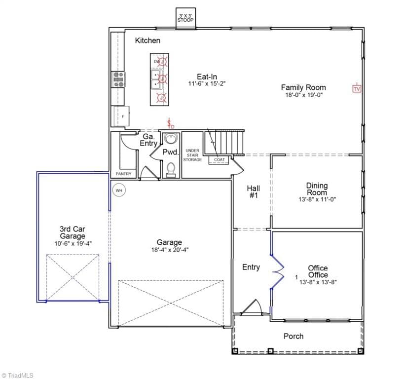 Stick/Site Built at 5850 Latigo Court, Clemmons NC 27012, photo 3 of 5