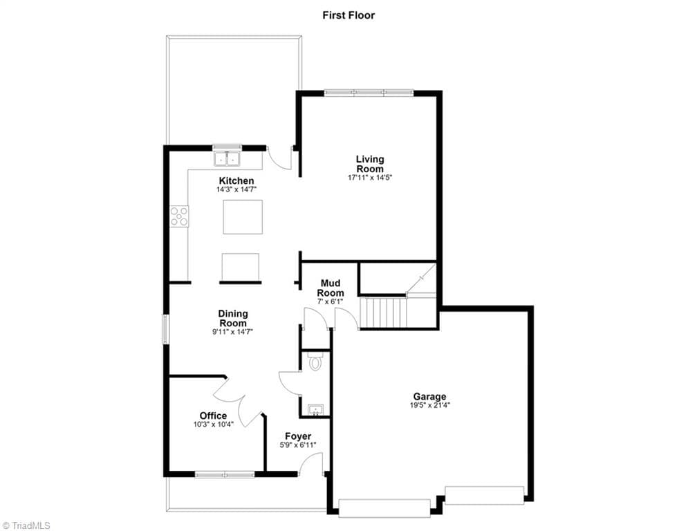 Stick/Site Built at 7001 Lowline Drive, Greensboro NC 27405, photo 43 of 46