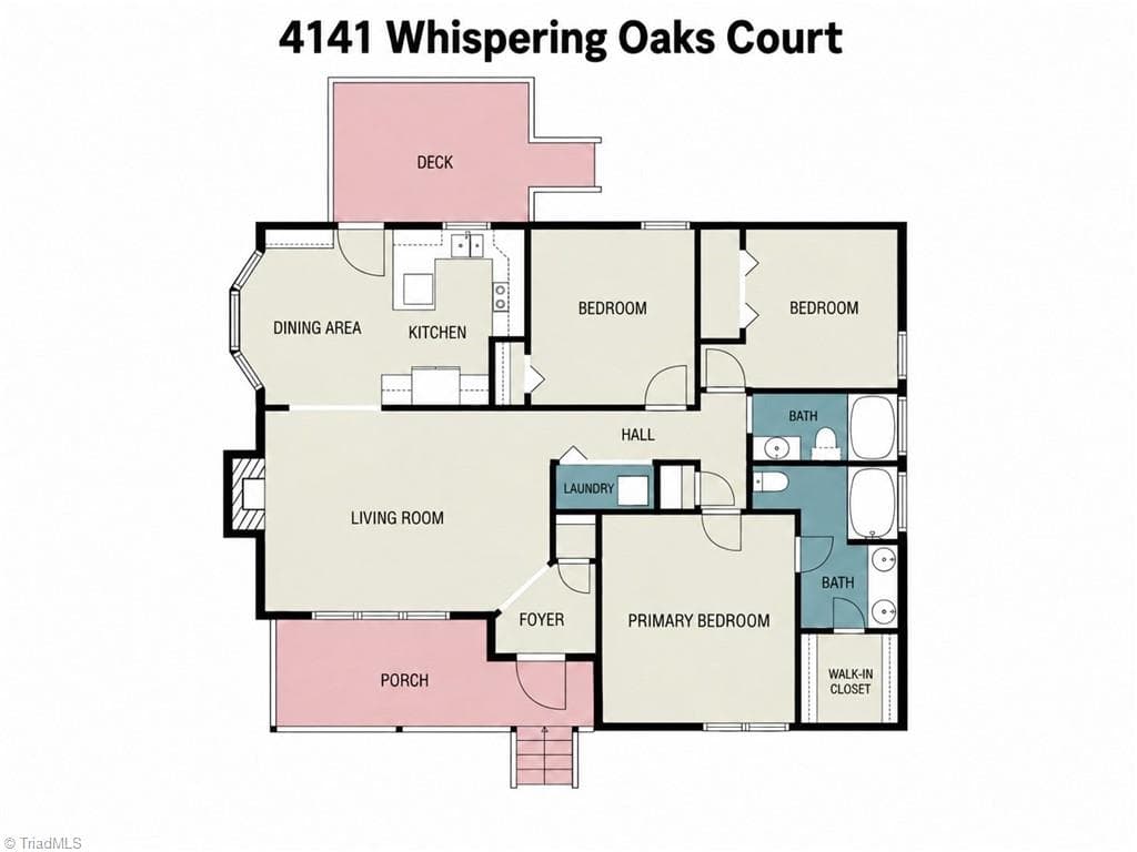 Stick/Site Built at 4141 Whispering Oaks Court, Graham NC 27253, photo 24 of 24