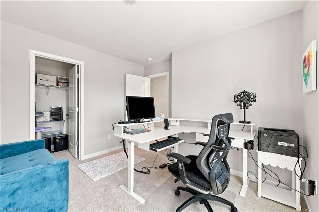Large 3rd bedroom currently being used as an office - 1262 Evelynnview Lane, Kernersville NC 27284, Kernersville