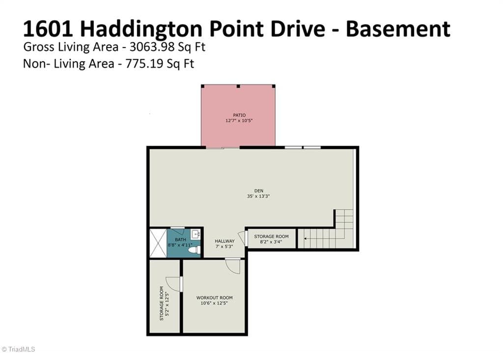 Stick/Site Built at 1601 Haddington Point Drive, Kernersville NC 27284, photo 36 of 38