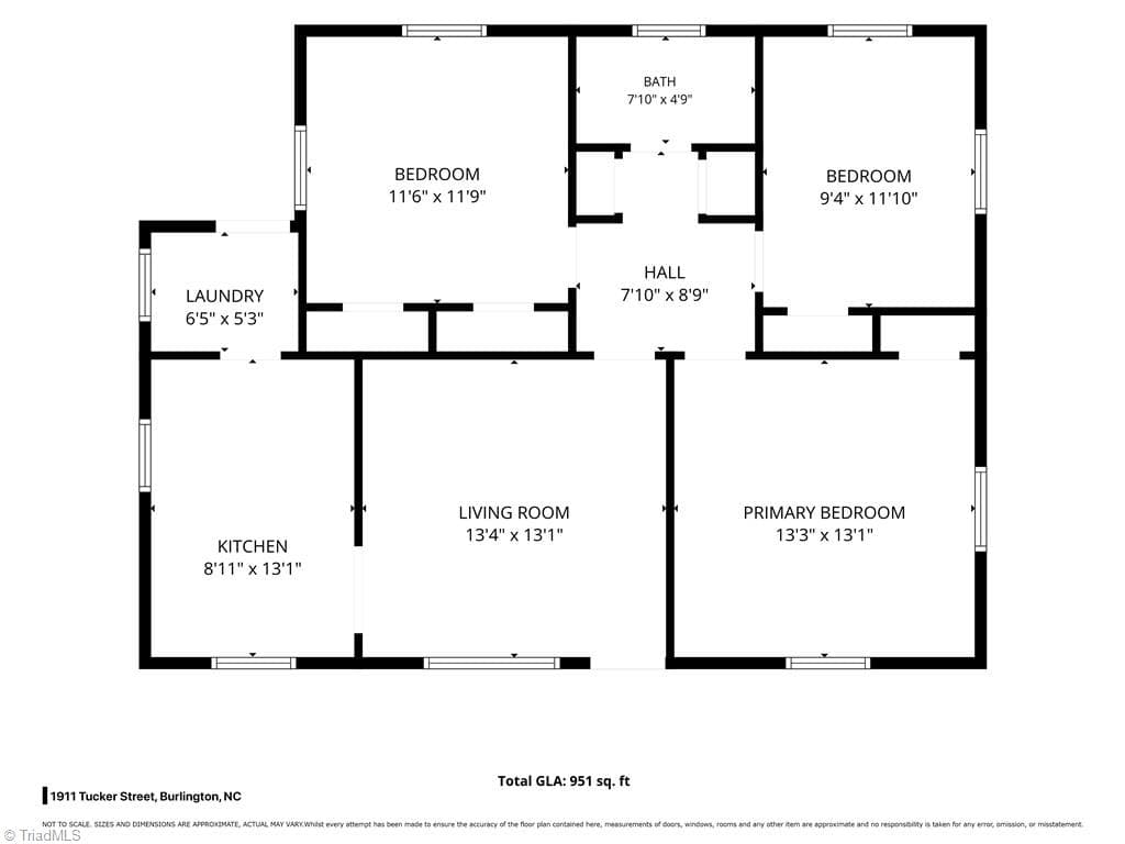 Stick/Site Built at 1911 Tucker Street, Burlington NC 27215, Burlington, photo 49 of 49