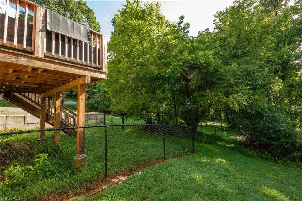 Rear view of home. Photo taken 2025. - 629 Oakland Drive, Elkin NC 28621, Elkin