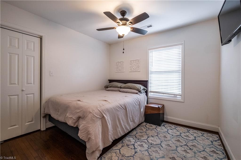 Second bedroom. photo taken 2025. - 629 Oakland Drive, Elkin NC 28621, Elkin