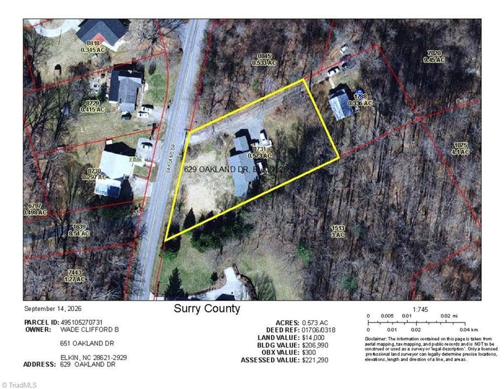 Stick/Site Built at 629 Oakland Drive, Elkin NC 28621, Elkin, photo 57 of 58
