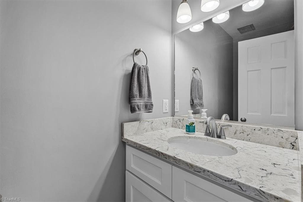 Powder Room on main floor - 1879 Gumtree Road, Asheboro NC 27205, Asheboro
