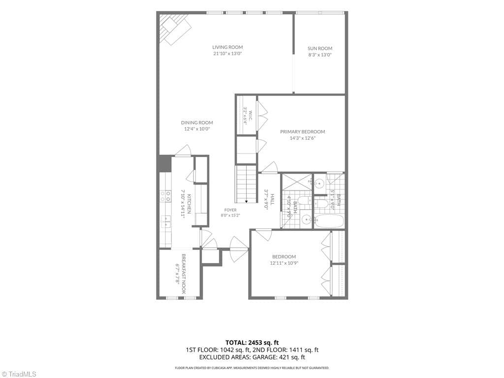Stick/Site Built at 2544 Tantelon Place, Winston-Salem NC 27127, Winston-Salem, photo 35 of 36