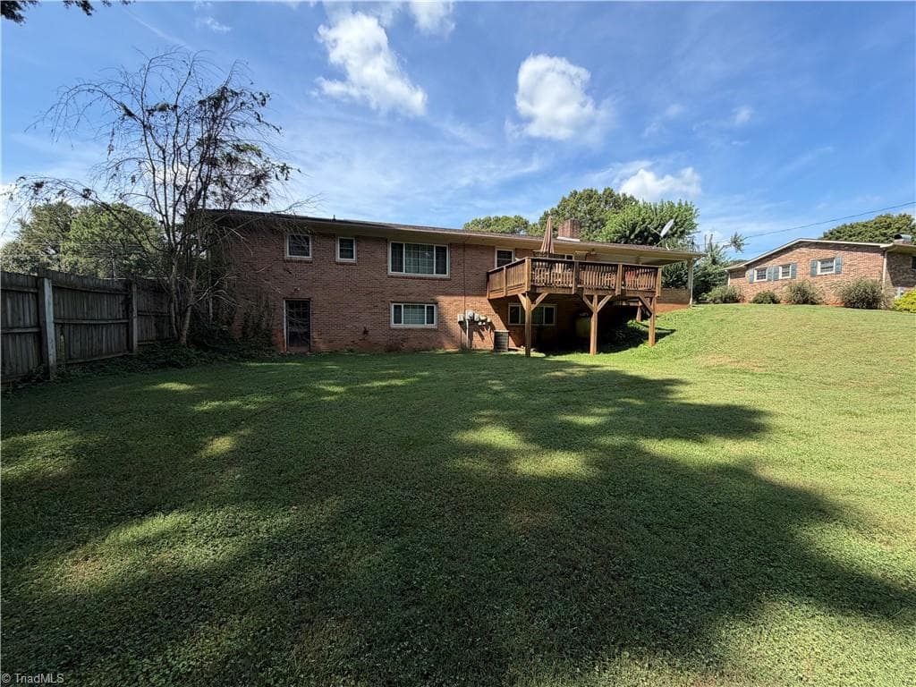 Back Yard - 291 Michael Drive, Dobson NC 27017, Dobson