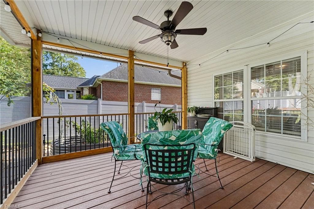 Screened Deck - 1207 Dogwood Lane, Archdale NC 27263, Archdale