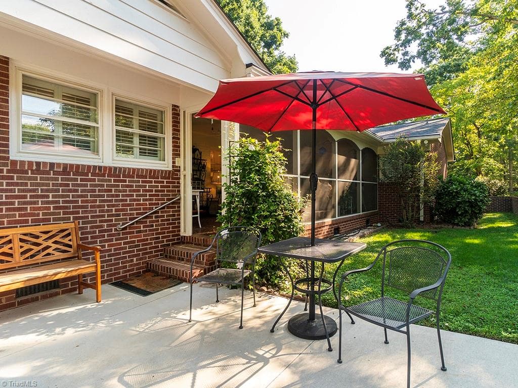 Rear Patio Area - 2216 Canterbury Drive, Burlington NC 27215, Burlington