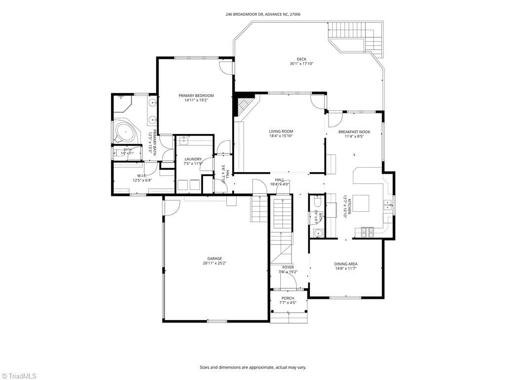 Stick/Site Built at 246 Broadmoor Drive, Advance NC 27006, Advance, photo 32 of 50