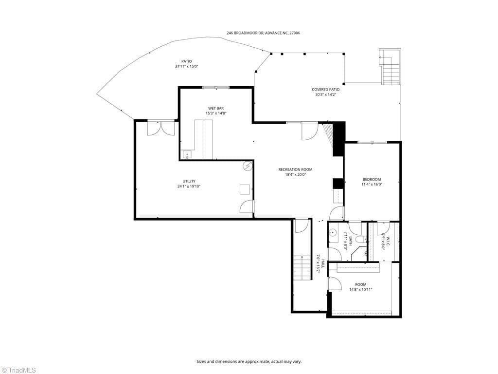 Stick/Site Built at 246 Broadmoor Drive, Advance NC 27006, Advance, photo 34 of 50