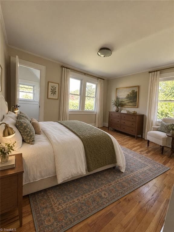 Virtually Staged Bedroom 1 - 691 Salisbury Street, Mocksville NC 27028, Mocksville