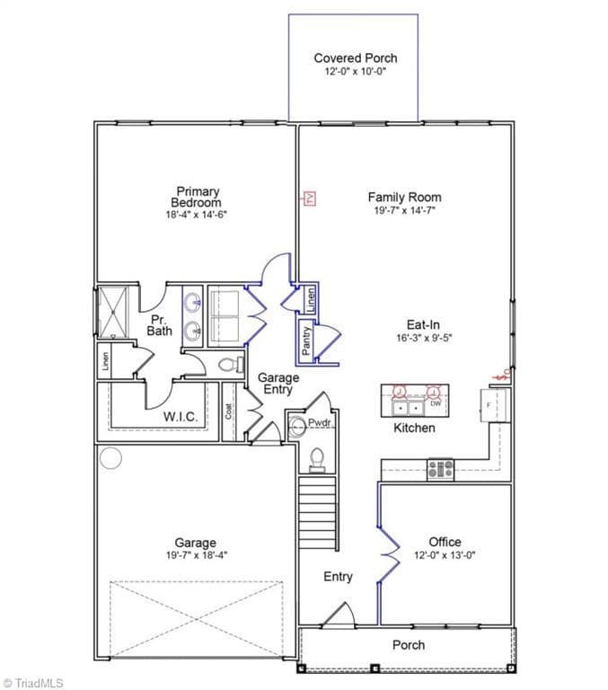 Stick/Site Built at 4031 Stirrup Drive, Clemmons NC 27012, photo 2 of 3