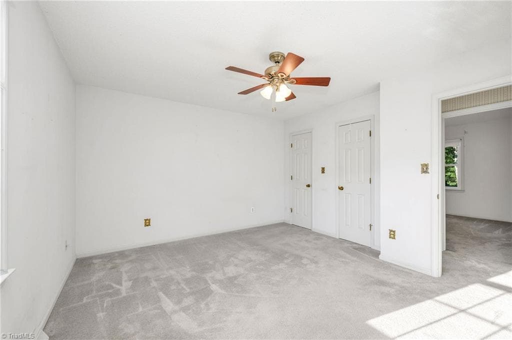 Primary Bedroom from Bath - 196 Lewis Fork Drive, Wilkesboro NC 28697, Wilkesboro