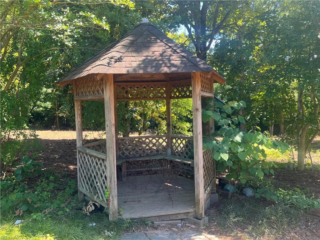 Gazebo on extra lot - 196 Lewis Fork Drive, Wilkesboro NC 28697, Wilkesboro