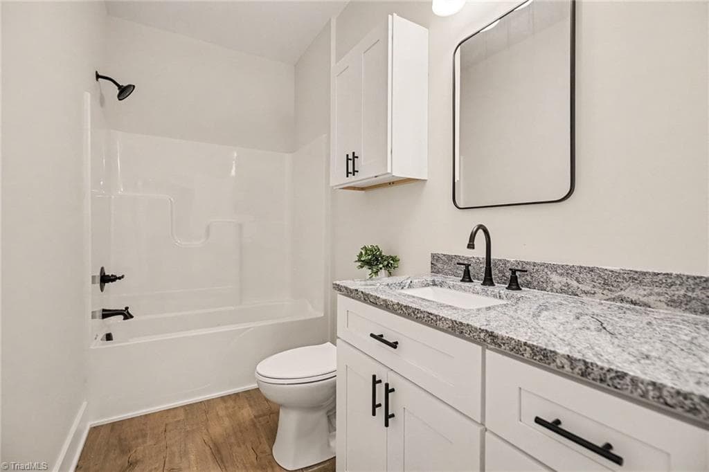 hall bath - 406 Grant Street, Yadkinville NC 27055, Yadkinville