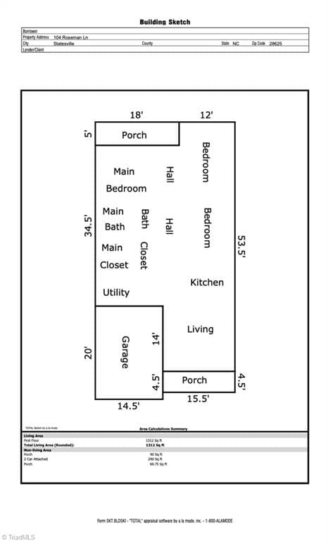 Stick/Site Built at 104 Roseman Lane, Statesville NC 28625, Statesville, photo 12 of 12