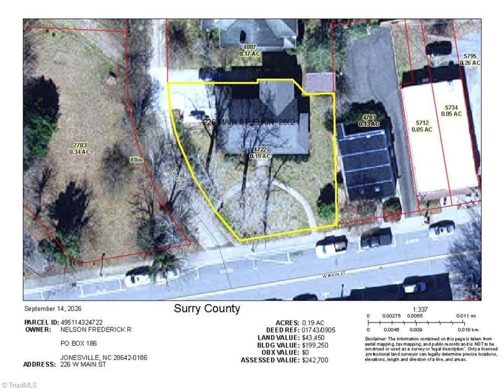 Stick/Site Built at 226 W Main Street, Elkin NC 28621, photo 22 of 22