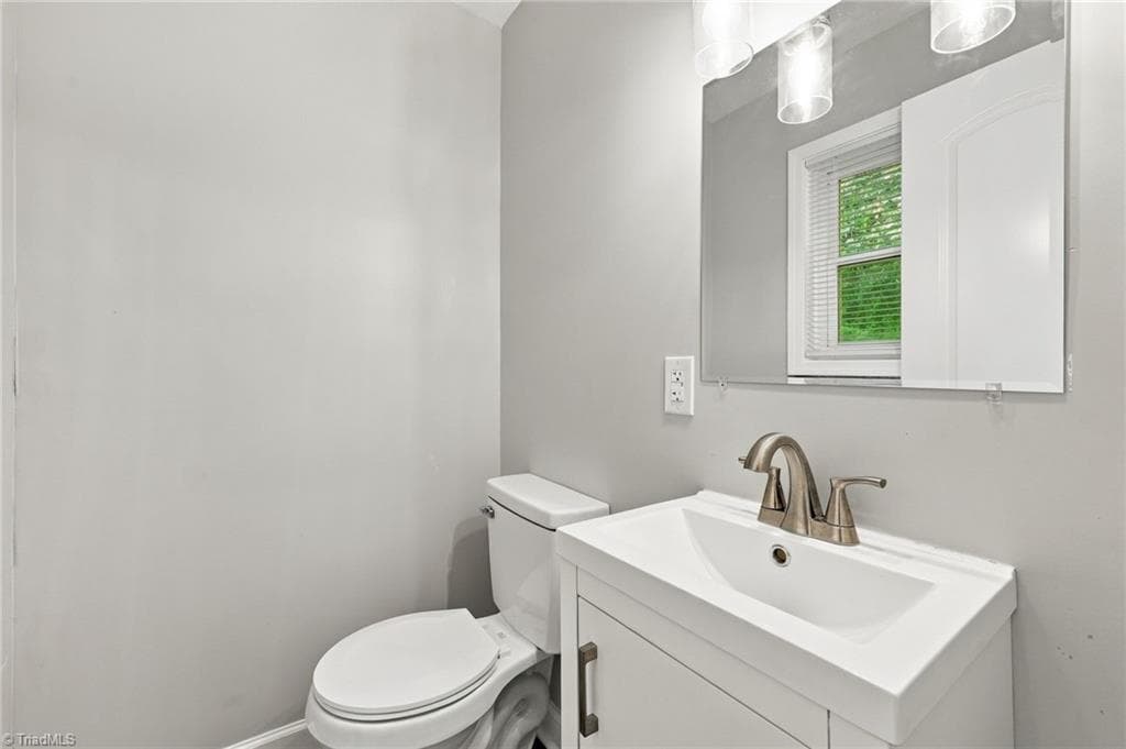 Primary half-bath - 203 Druid Hills Drive, Lexington NC 27292, Lexington