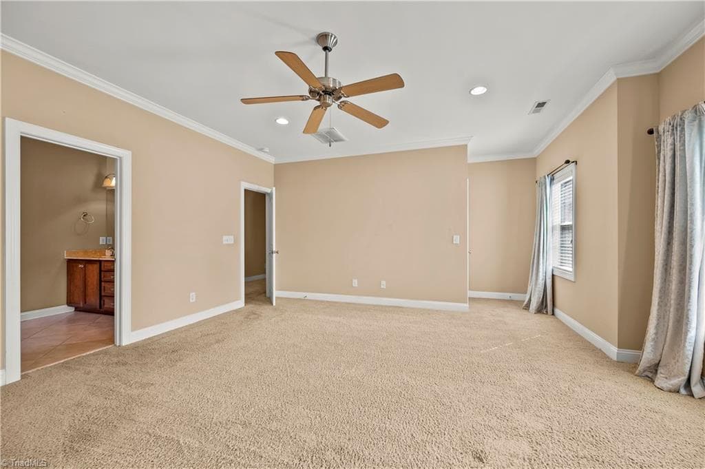 Crown molding and recessed lighting - 1249 Meadow Chase Drive, Lewisville NC 27023, Lewisville