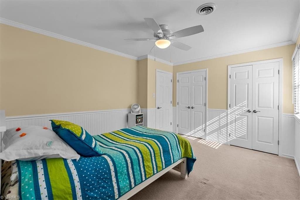 4th bedroom also features two closets - 4 Horseshoe Court, Greensboro NC 27410, Greensboro