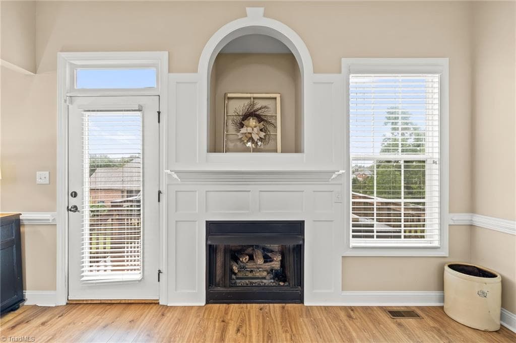 Cozy fireplace. - 1304 Bradford Lane, Archdale NC 27263, Archdale