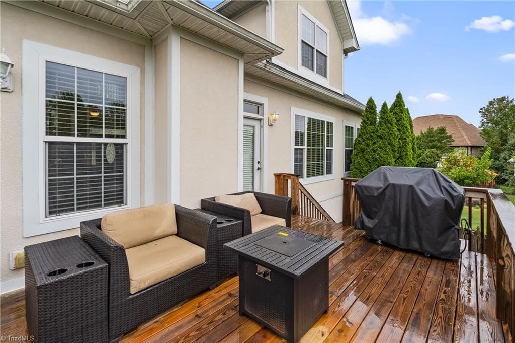 Newer deck. - 1304 Bradford Lane, Archdale NC 27263, Archdale
