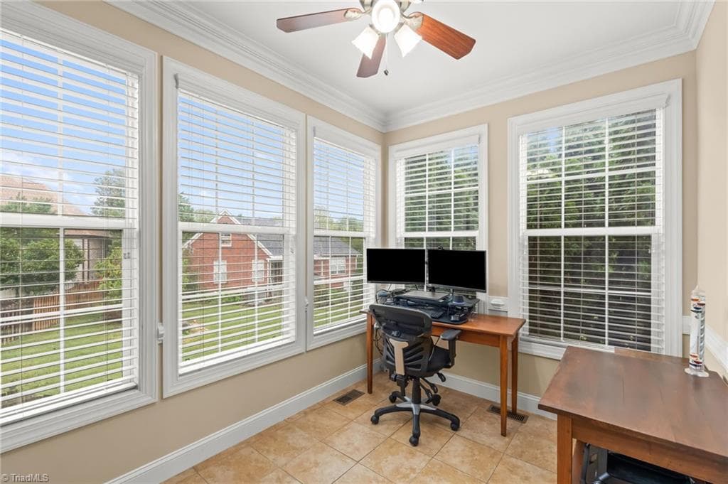 Sun filled room. Perfect for sitting room or workspace. - 1304 Bradford Lane, Archdale NC 27263, Archdale