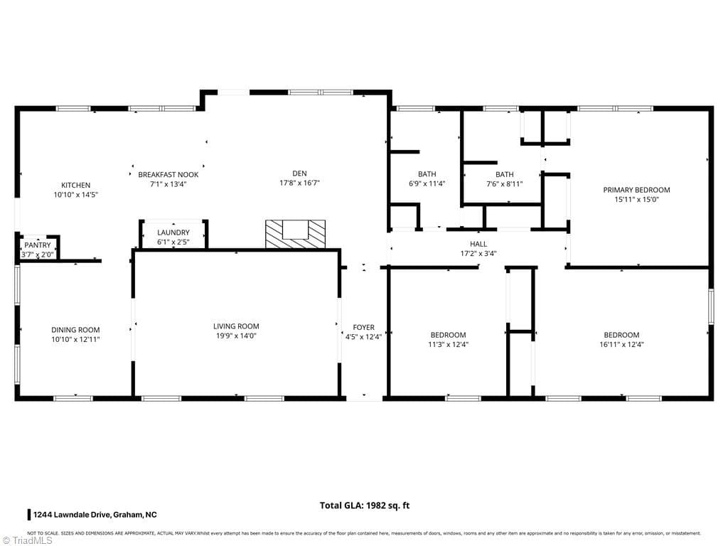 Stick/Site Built at 1244 Lawndale Road, Graham NC 27253, photo 49 of 49