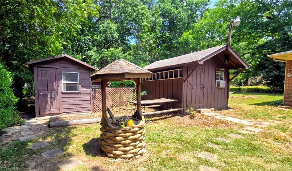 Two wired outbuildings - 171 Idlewild Drive, Randleman NC 27317, Randleman