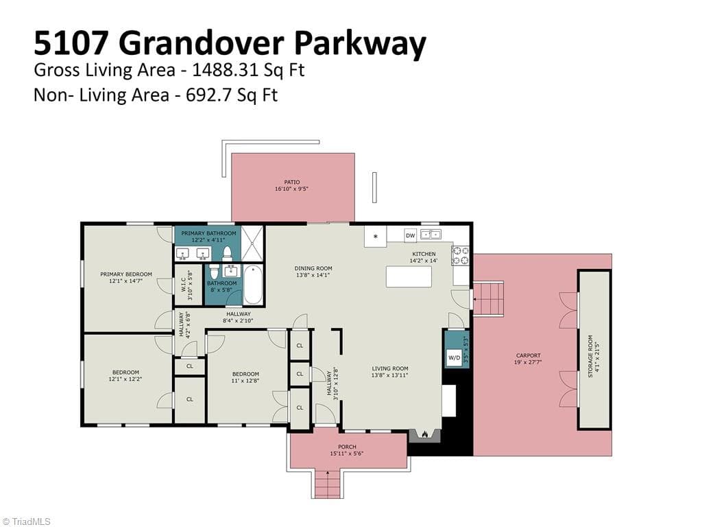 Stick/Site Built at 5107 Grandover Parkway, Greensboro NC 27407, photo 29 of 29