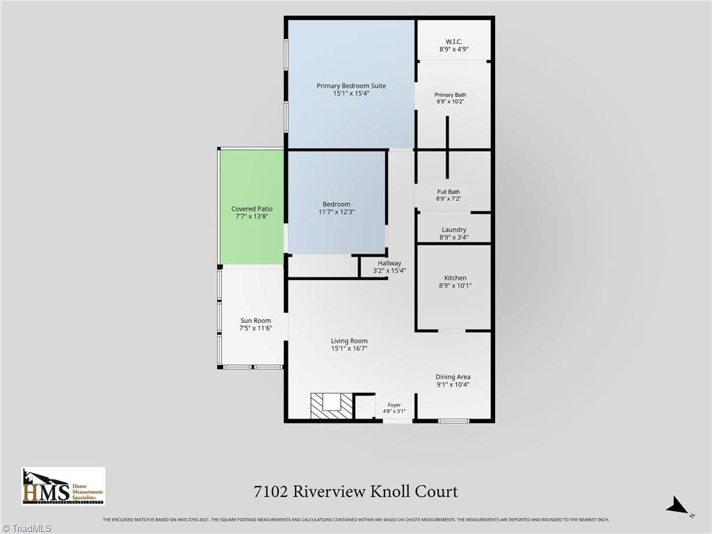 Stick/Site Built at 7102 Riverview Knoll Court, Clemmons NC 27012, Clemmons, photo 30 of 30