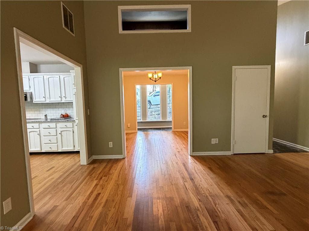 Kitchen with granite with newer countertops - 5618 Cates Drive, Greensboro NC 27409, Greensboro