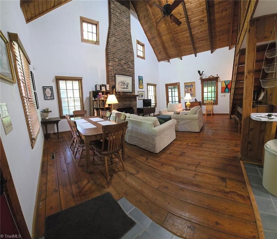 Vaulted ceilings - 1984 Horseshoe Road, Westfield NC 27053, Westfield