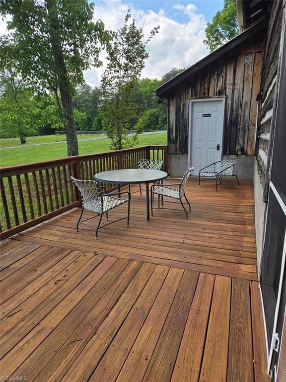 Large deck with restroom - 1984 Horseshoe Road, Westfield NC 27053, Westfield