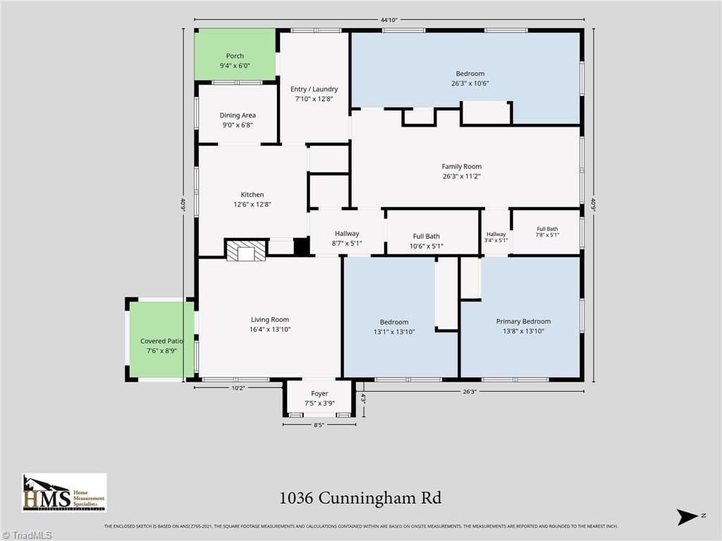 Stick/Site Built at 1036 Cunningham Road, Thomasville NC 27360, photo 48 of 48