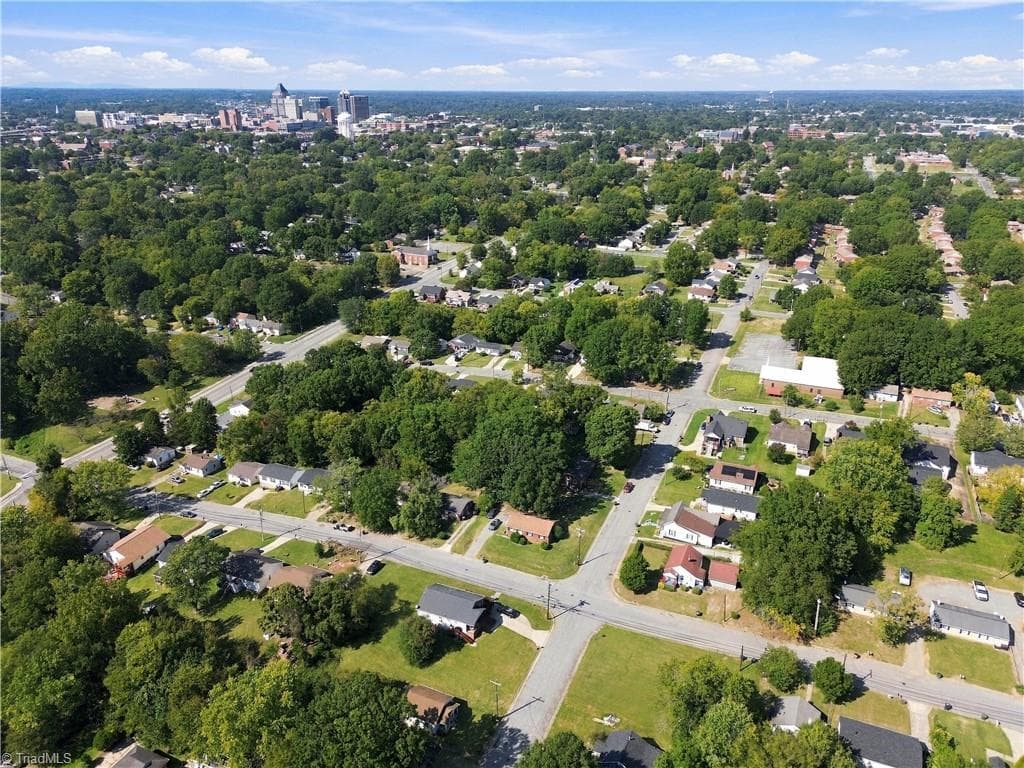 Aerial Views of neighborhood and 1113 Benjamin Benson St. - 1113 Benjamin Benson Street, Greensboro NC 27406, Greensboro