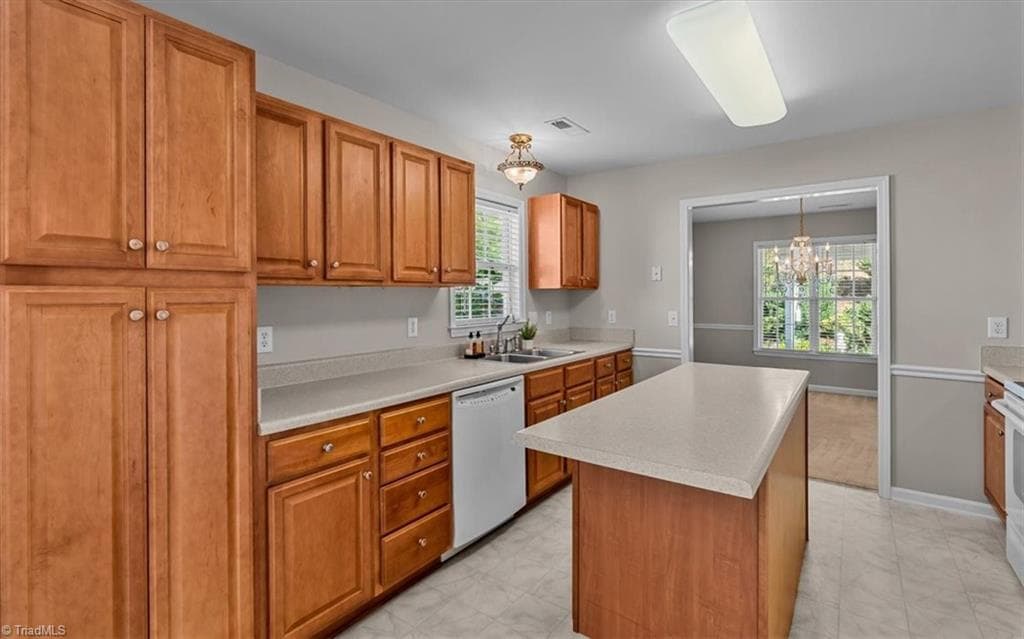 Beautiful kitchen cabinets with ample pantry storage! - 1891 Longmont Drive, Kernersville NC 27284, Kernersville