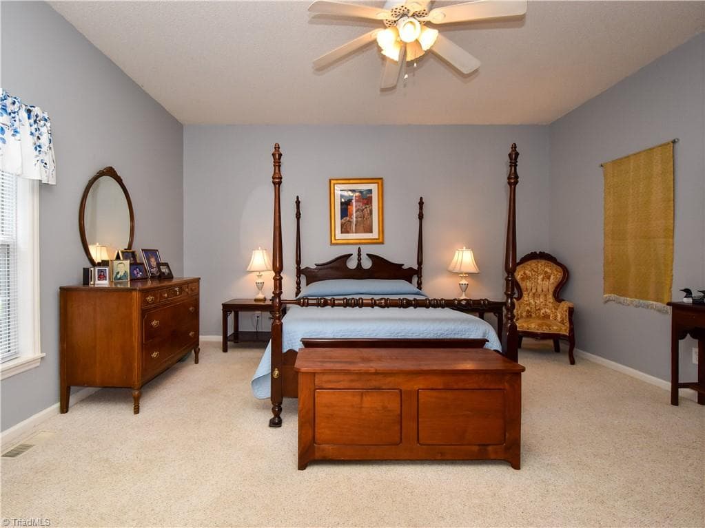 Primary bedroom - 681 Sanford Avenue, Mocksville NC 27028, Mocksville