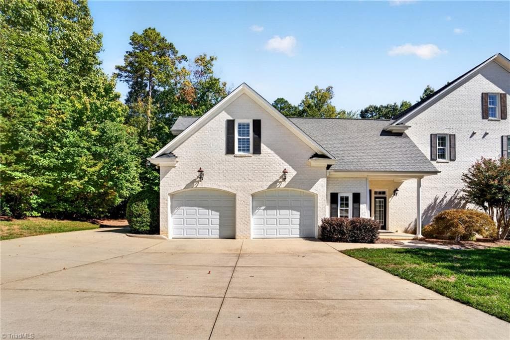 Two Car Garage and Extended Driveway - 1018 Lochshire Drive, Burlington NC 27215, Burlington
