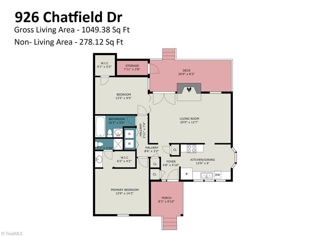 Stick/Site Built at 926 Chatfield Drive # C, Jamestown NC 27282, Jamestown, photo 23 of 25