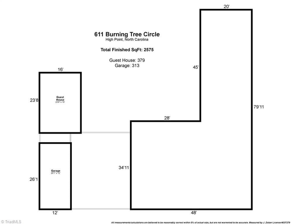 Stick/Site Built at 611 Burning Tree Circle, High Point NC 27265, High Point, photo 97 of 98
