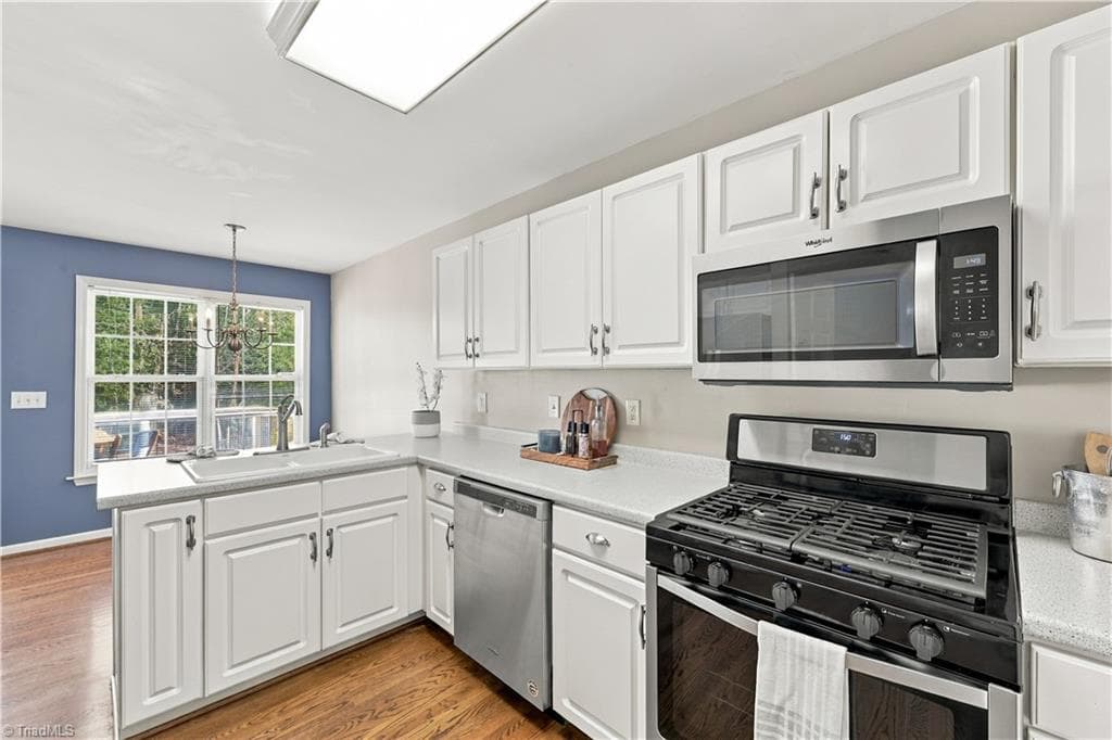 Kitchen & informal dining space - 7500 Bartonshire Court, Oak Ridge NC 27310, Oak Ridge