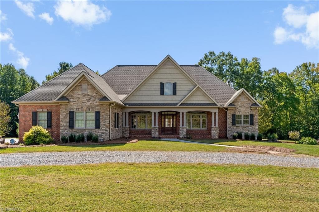 Stick/Site Built at 591 Bear Creek Church Road, Mocksville NC 27028, photo 2 of 50