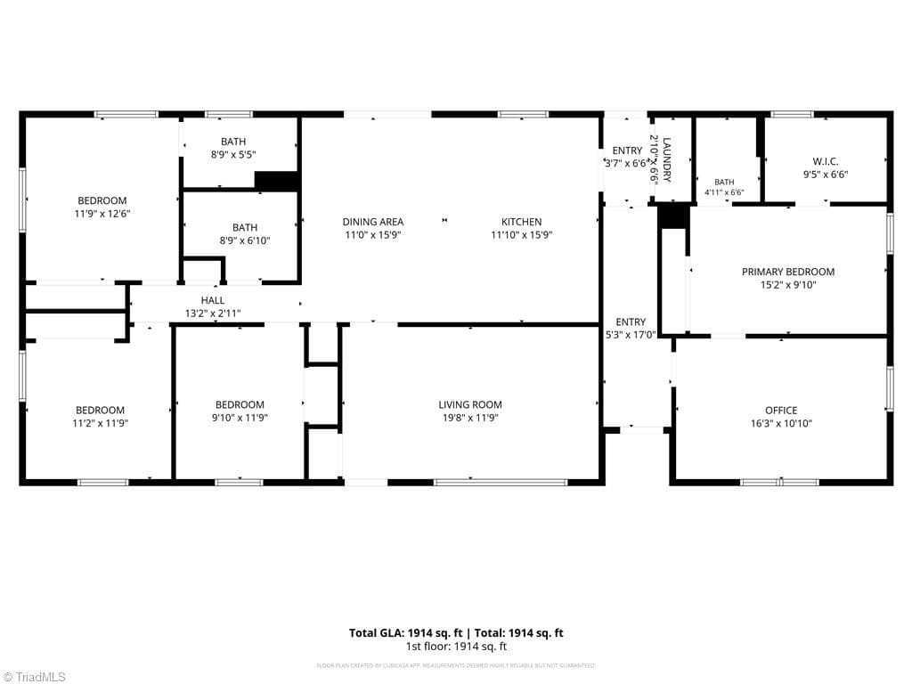 Stick/Site Built at 1802 N Chatham Avenue, Siler City NC 27344, Siler City, photo 41 of 41