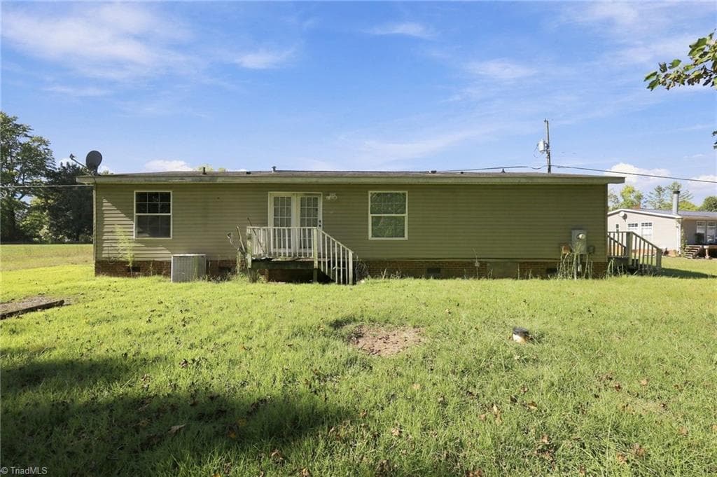 Back exterior of the home. - 415 Talley Road, Reidsville NC 27320, Reidsville