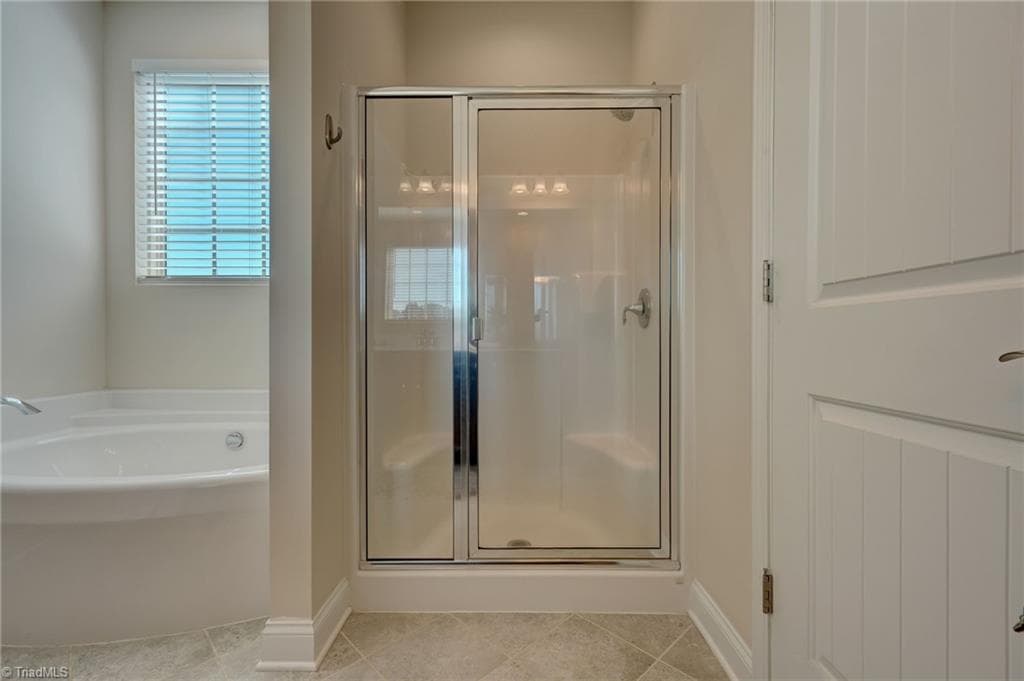 Separate shower provides convenience and a clean, stylish design - 1466 Kernodle Landing Drive, Burlington NC 27217, Burlington