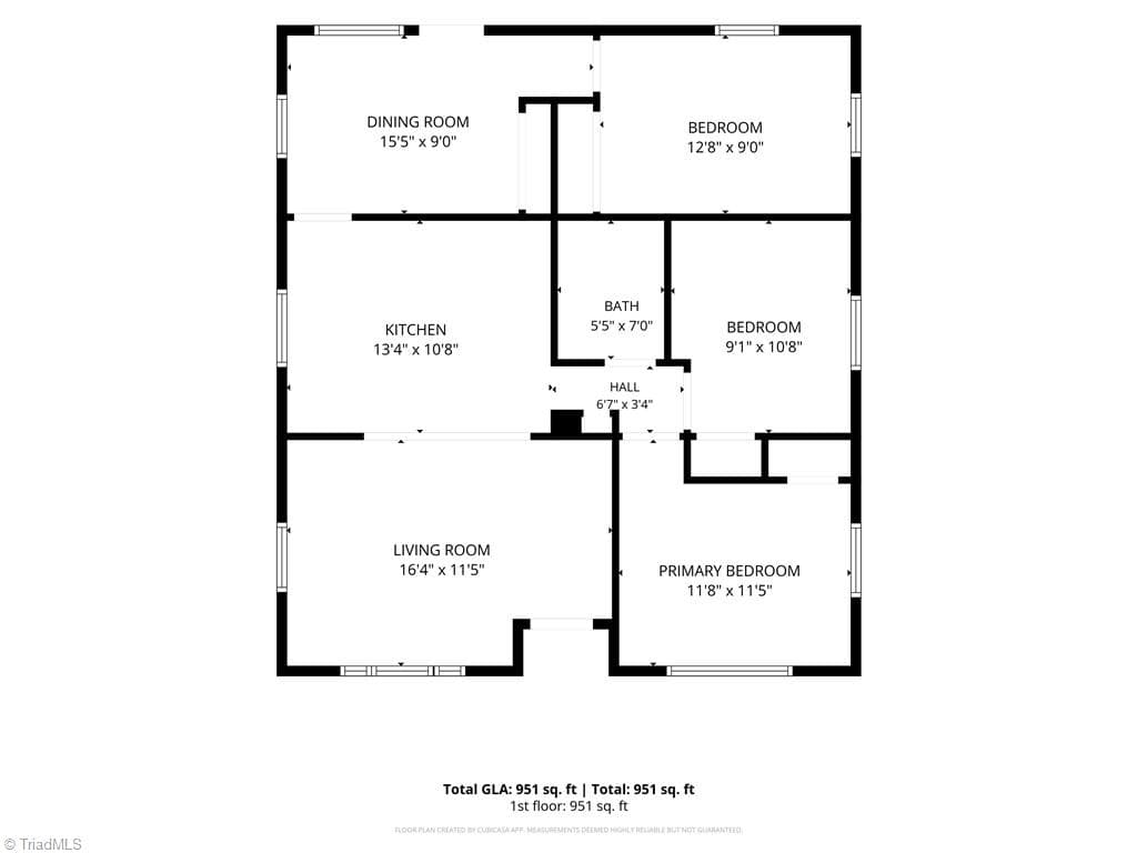 Stick/Site Built at 107 Dillon Street, Winston-Salem NC 27107, Winston-Salem, photo 2 of 29
