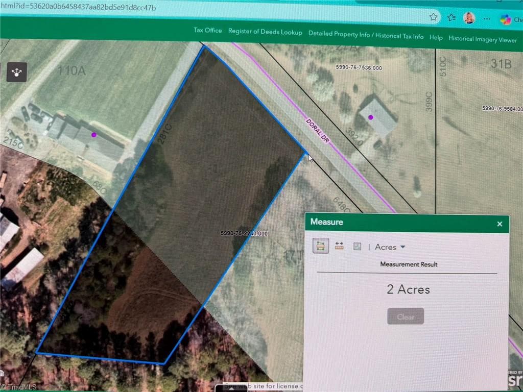 Single Family Residence at 6700 Lot 2+/- Acres Doral Drive, Tobaccoville NC 27050, Tobaccoville, photo 5 of 12